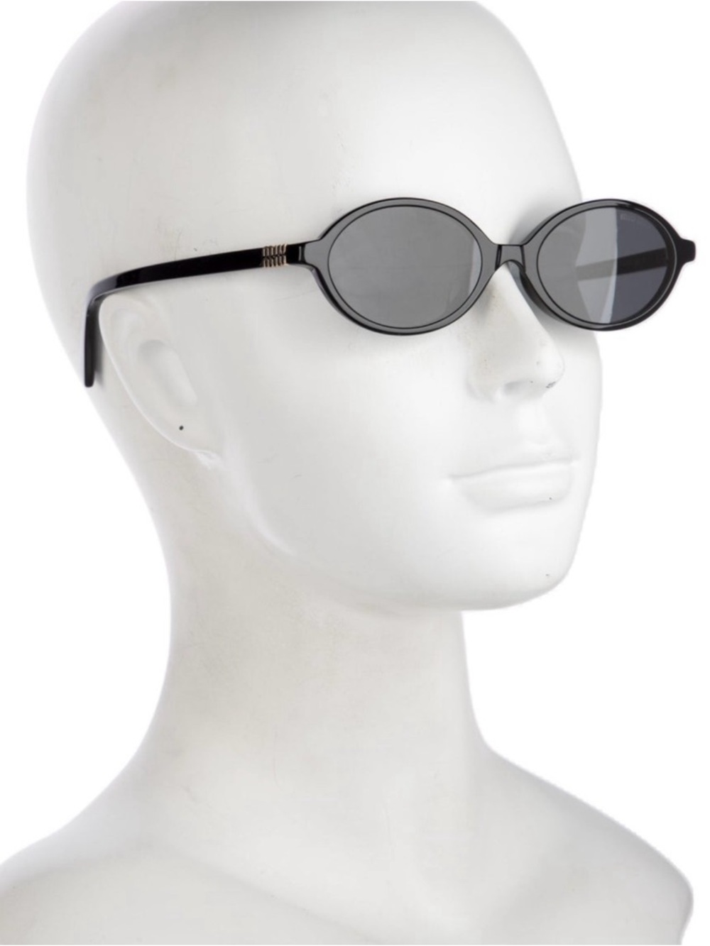 Miu Miu black sunglasses, Carolyn Bessette  style.
